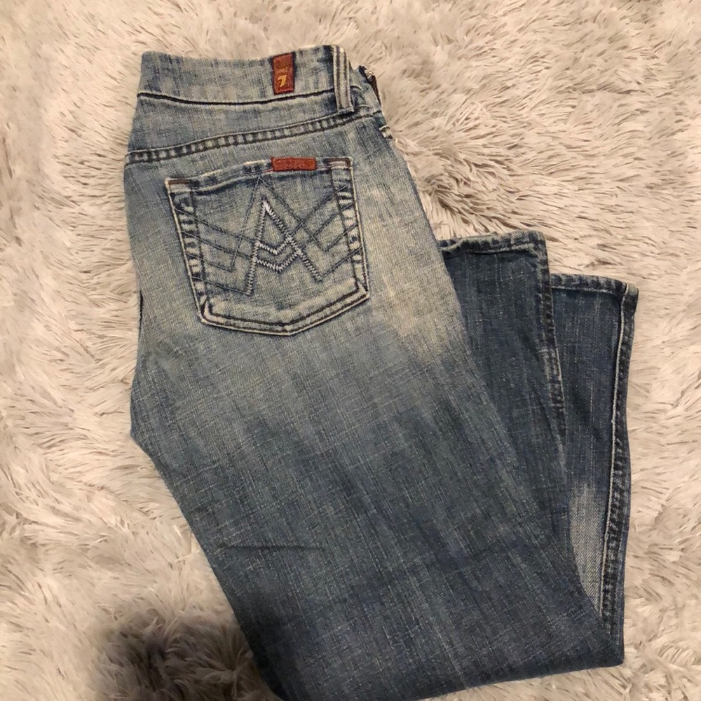 7 For All Mankind Cropped Jeans